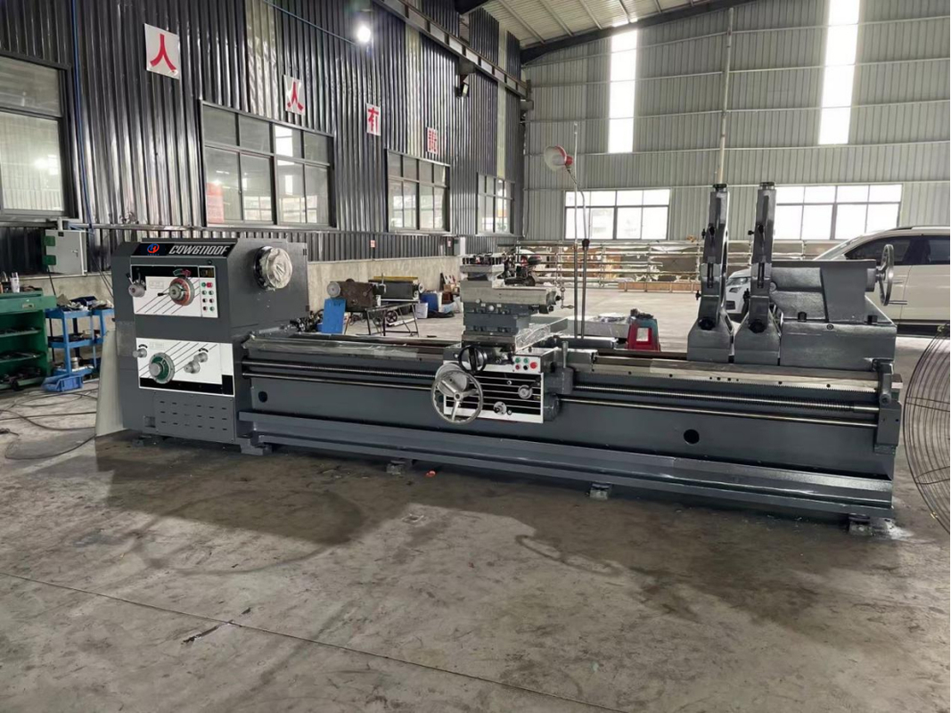 Tornio parallelo orizzontale pesante CW6180F, guida di elevata rigidità, larghezza 600mm, tornio manuale da pavimento