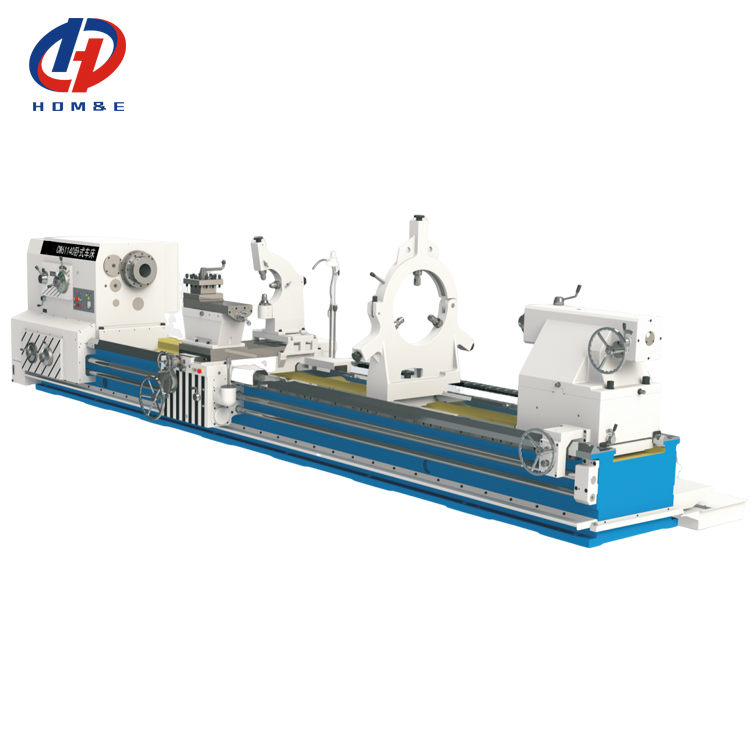 Tornio potente per impieghi gravosi CW61125, grande foro mandrino 130mm, tornio orizzontale ordinario