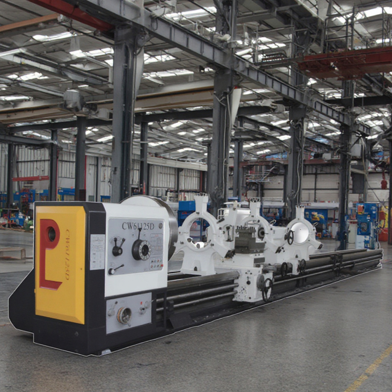 10M Torno manuale CW61100D Larghezza del letto 755mm Motore a carico pesante Torno girante