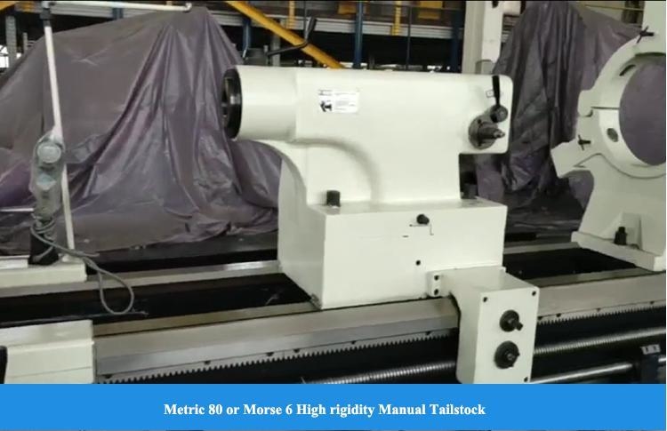 10M Torno manuale CW61100D Larghezza del letto 755mm Motore a carico pesante Torno girante