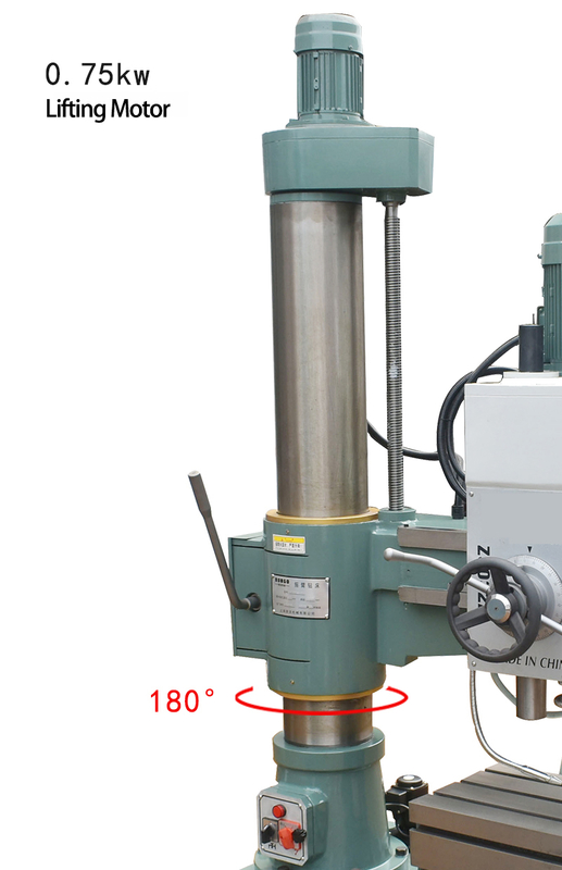 Macchina per la perforazione radiale Z3032 Diametro di perforazione 32 mm Macchina per la perforazione radiale automatica per la lavorazione dei metalli