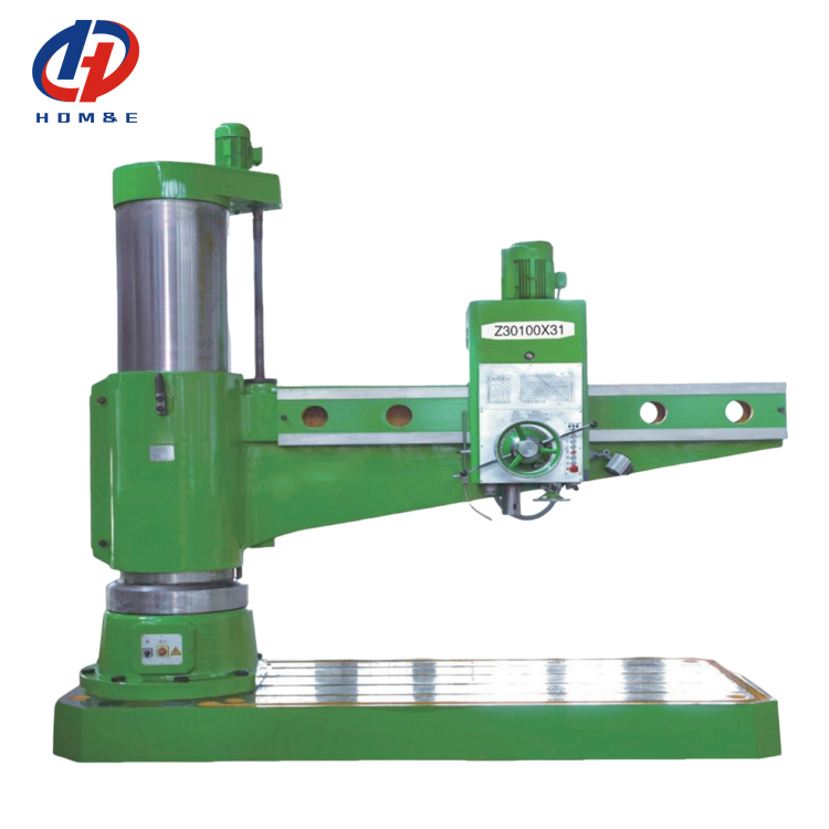 Perforazione radiale da lavoro pesante 100 mm Max Perforazione 360° Rotation Z30100 Perforazione a braccio radiale per la lavorazione dei metalli