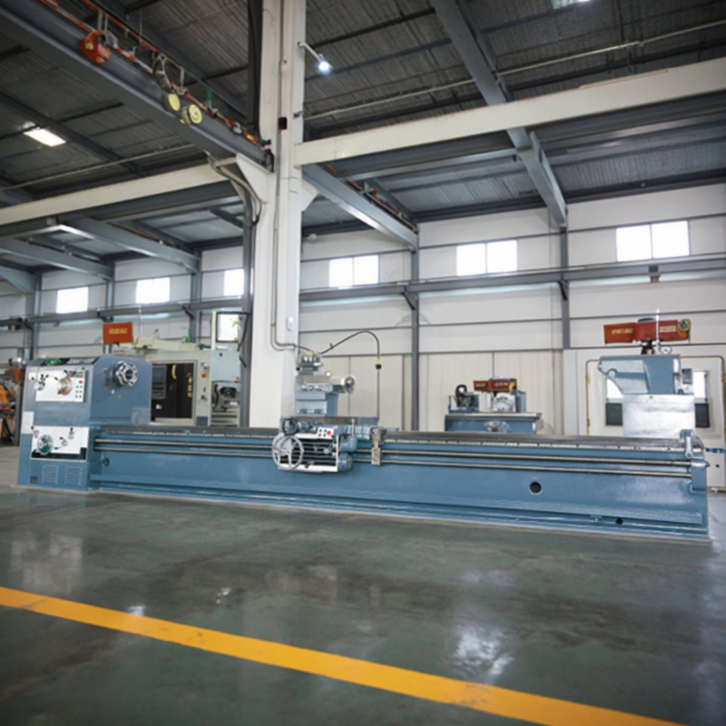 Torno manuale universale da 12 metri CW61100 grande fusoliera a foratura 130 mm Torno orizzontale di metallo