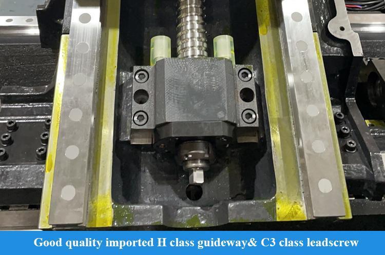 Ferrovia ad alta velocità di CNC del letto di inclinazione di G45L della macchina orizzontale del tornio