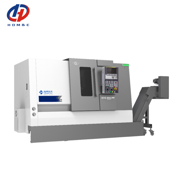 Ferrovia ad alta velocità di CNC del letto di inclinazione di G45L della macchina orizzontale del tornio