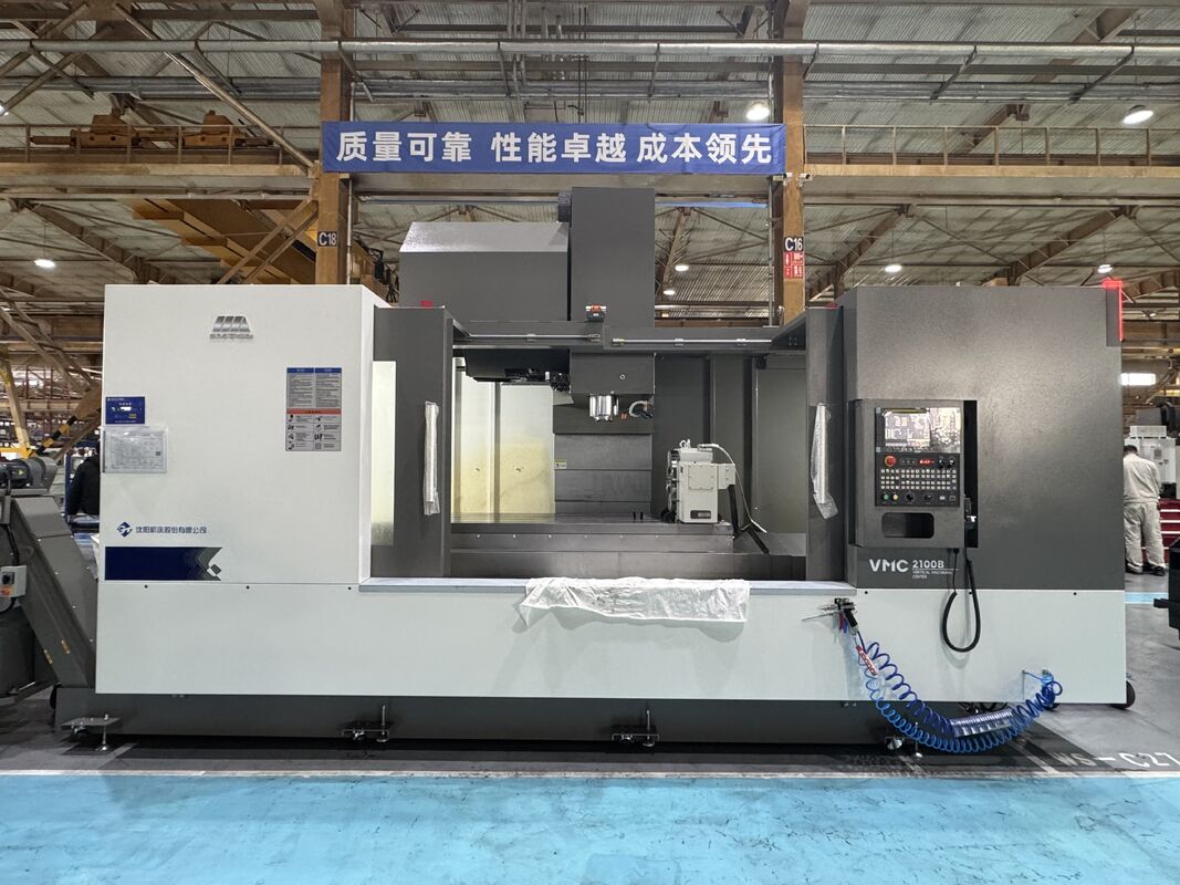 SMTCL Heavy 3 Axis Vertical Machining Center VMC2100B 4 Axis CNC Vertical Milling Machine con giradischi