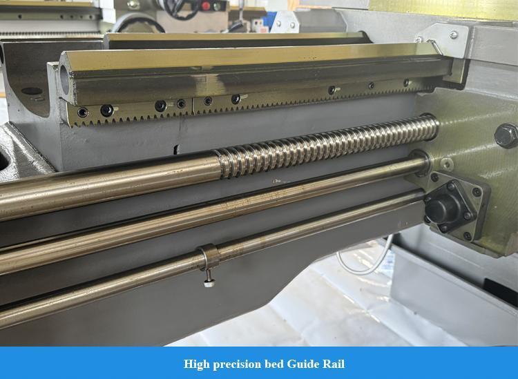 SMTCL Alta precisione Alta rigidità Taglio flange metallo Torno ordinario CA6140a/1000mm Torno manuale