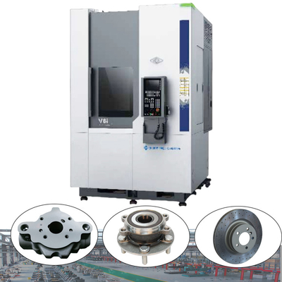 V2 Torno CNC verticale Alta precisione macchina di fresatura a tornio metallico