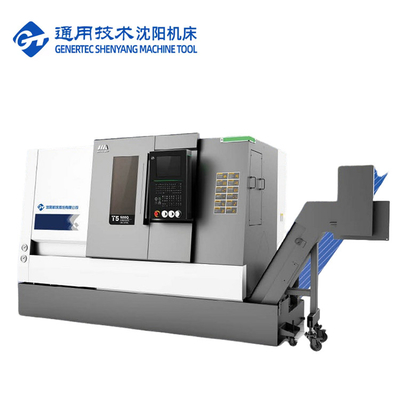 SMTCL Slant Bed CNC Lathe Lineare Guida T5.2-500Q BMT55 Max. Diametro di rotazione 360mm CNC Feeder Lathe