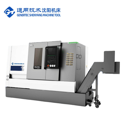SMTCL CNC Lathe Milling Machine Combo T5.2-500Q Swing Diametro 560mm Fanuc Slant Bed CNC Lathe