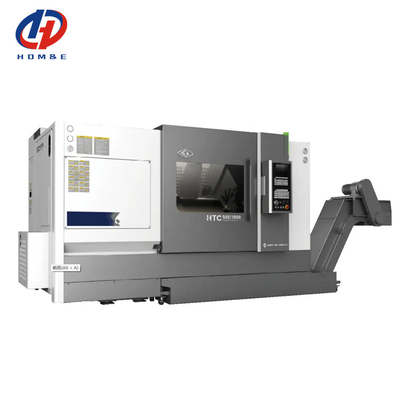 SMTCL CNC Tornibile HTC50B FANUC Sistema orizzontale 12 stazioni Servo Torretta letto inclinato Tornibile CNC