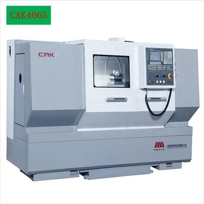 Flat Bed CNC Lathe Machine CAK4065 Servo Motor 33HZ Torno CNC impermeabile